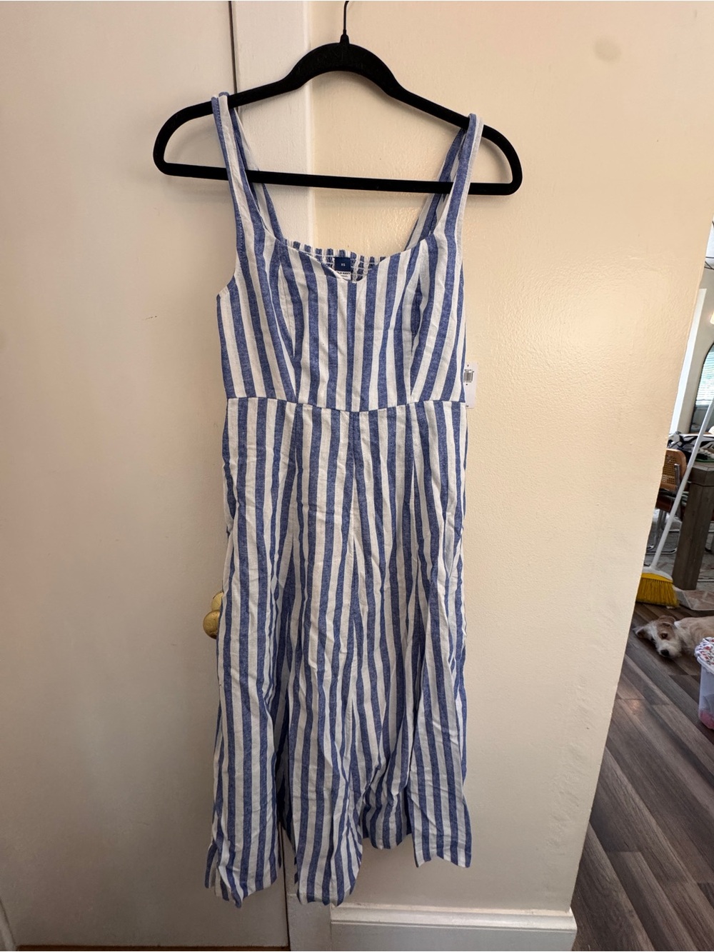 Striped Blue & White Womens Sundress